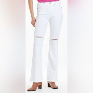 Dear John Women's White Flare JAXTYN Jeans